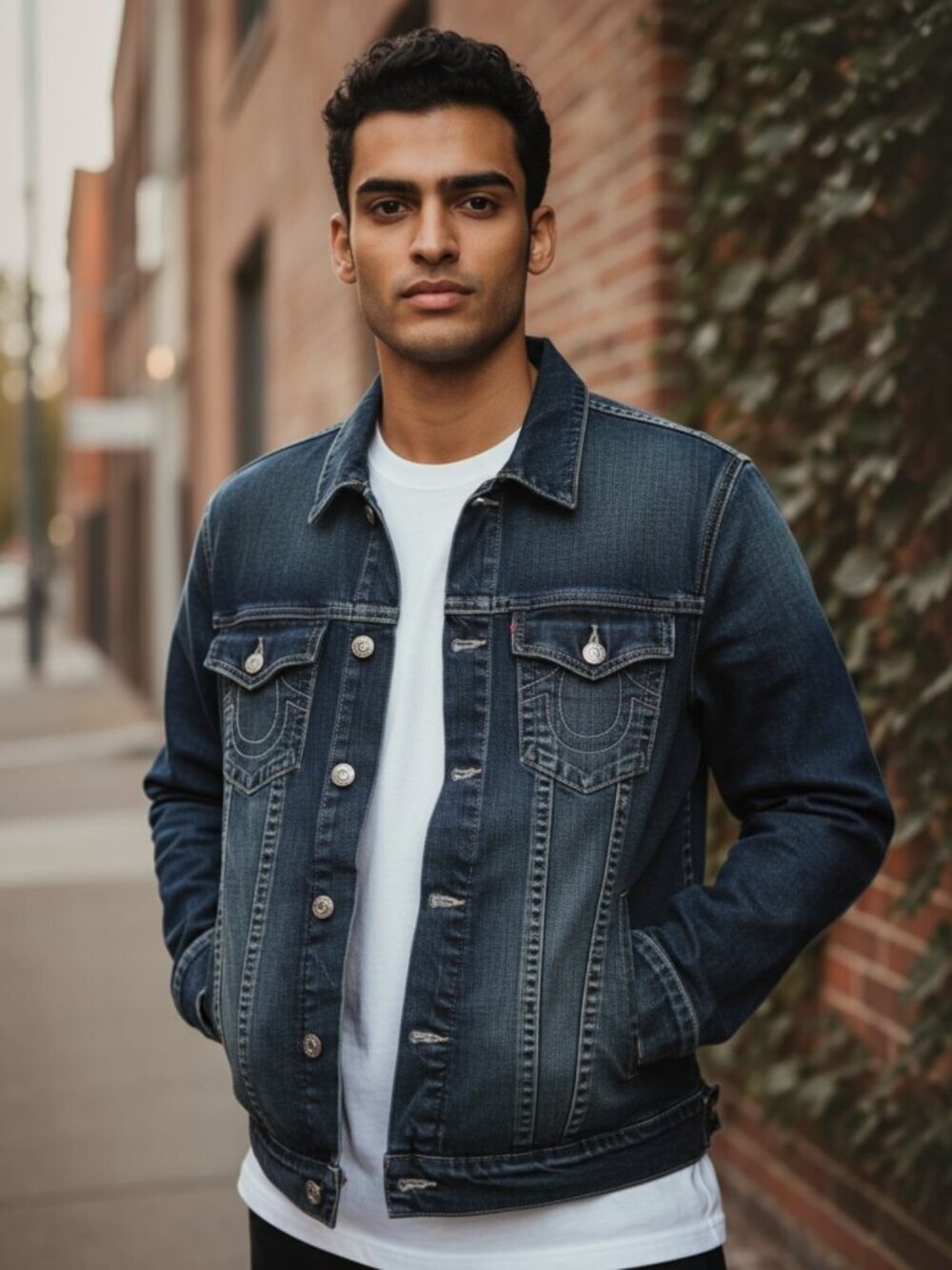 True Religion Dark Blue Denim Jacket